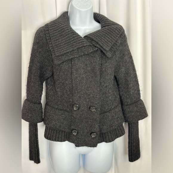 Ann Taylor LOFT Women's Wool Double-breasted Cardigan Sweater (862) - Picture 1 of 12